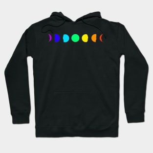 Rainbow Moon Phases Hoodie